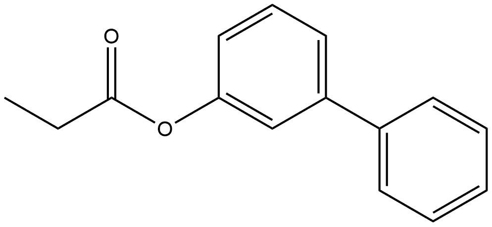 1,1'-Biphenyl]-3-ol, 3-propanoate Structure