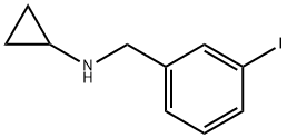 N-[(3-Iodophenyl)methyl]cyclopropanamine Structure