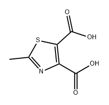 4,5-Thiazoledicarboxylic acid, 2-methyl- Structure