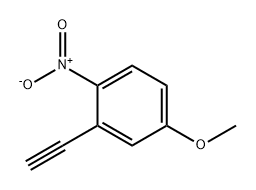 2-乙炔基-4-甲氧基-1-硝基苯, 856356-96-2, 结构式