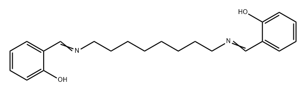 N、 N'-(八亚甲基)双(亚水杨基亚胺) 结构式
