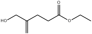4-Pentenoic acid, 4-(hydroxymethyl)-, ethyl ester Struktur