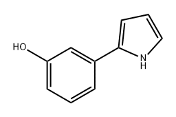 Phenol, 3-(1H-pyrrol-2-yl)- 结构式