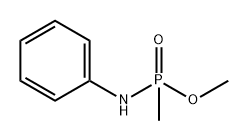 Phosphonamidic acid, P-methyl-N-phenyl-, methyl ester Structure