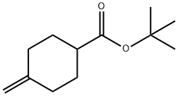 Cyclohexanecarboxylic acid, 4-methylene-, 1,1-dimethylethyl ester 结构式