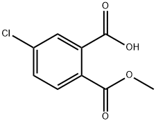 5-氯-2-(甲氧羰基)苯甲酸,856806-80-9,结构式