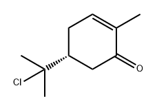 2-Cyclohexen-1-one, 5-(1-chloro-1-methylethyl)-2-methyl-, (5R)-