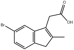 1H-Indene-3-acetic acid, 5-bromo-2-methyl-|5-溴-2-甲基茚-3-乙酸