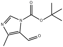 tert-Butyl 5-formyl-4-methyl-1H-imidazole-1-carboxylate Structure