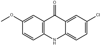 2-氯-7-甲氧基吖啶-9(10H)-酮, 857612-88-5, 结构式