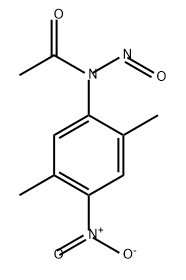 N-(2,5-二甲基-4-硝基苯基)-N-亚硝基乙酰胺,857616-55-8,结构式