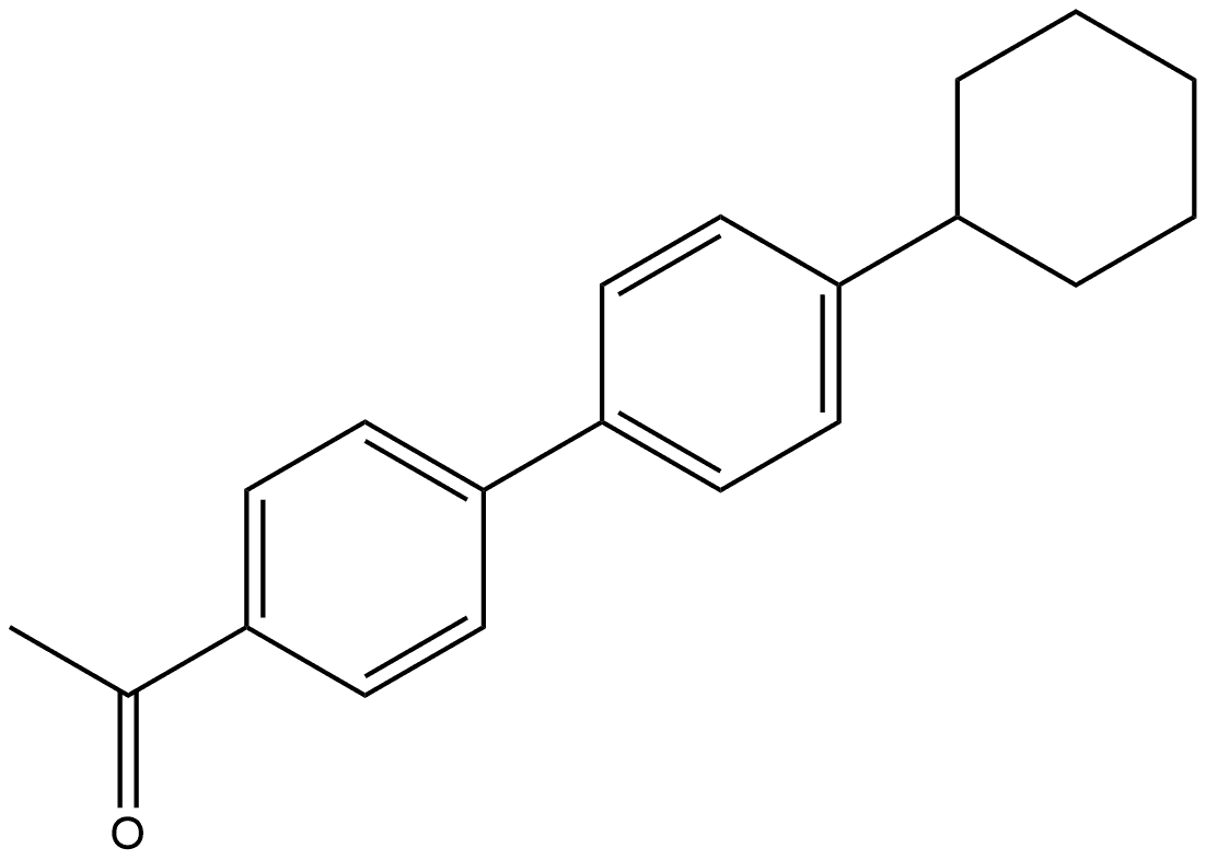 1-(4'-Cyclohexyl[1,1'-biphenyl]-4-yl)ethanone Structure