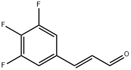 2-Propenal, 3-(3,4,5-trifluorophenyl)-, (2E)- Struktur