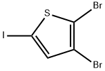 2,3-dibromo-5-iodothiophene 结构式