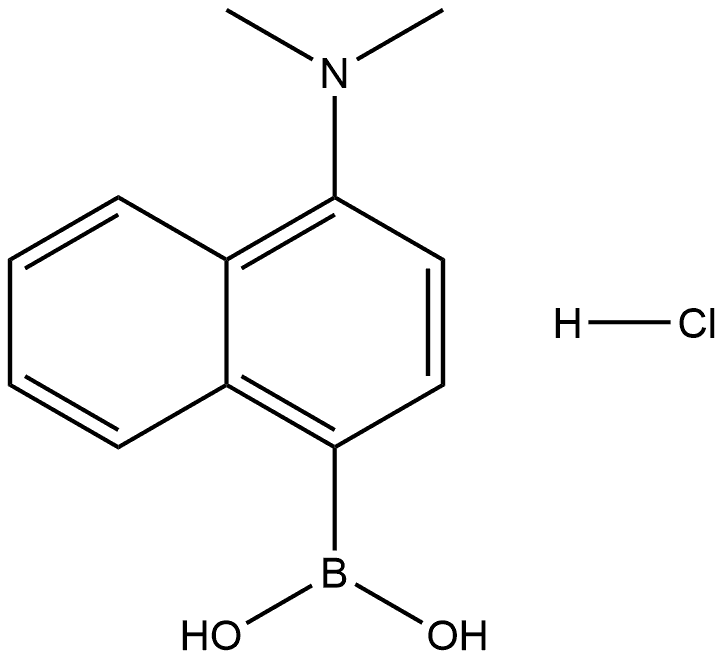 (4-(dimethylamino)naphthalen-1-yl)boronic acid Structure