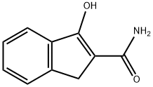 1H-?Indene-?2-?carboxamide, 3-?hydroxy- Structure