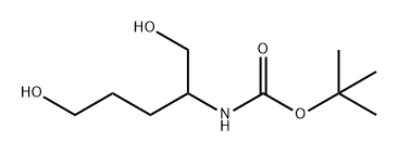 Carbamic acid, [4-hydroxy-1-(hydroxymethyl)butyl]-, 1,1-dimethylethyl ester (9CI),859174-76-8,结构式