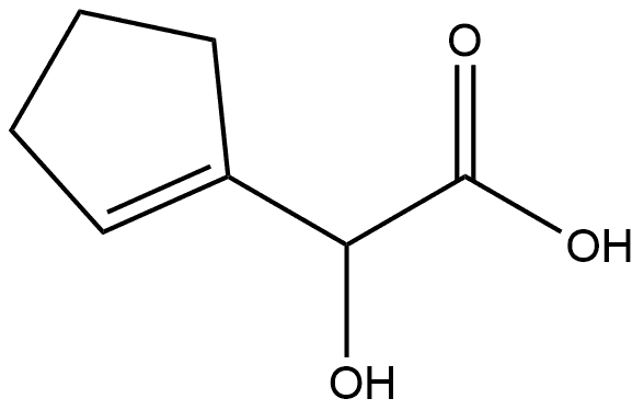 2-(cyclopent-1-en-1-yl)-2-hydroxyacetic acid Structure