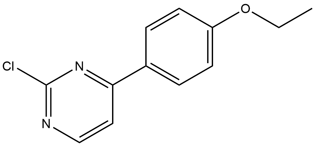 2-Chloro-4-(4-ethoxyphenyl)pyrimidine Structure