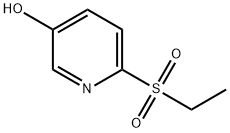 3-Pyridinol, 6-(ethylsulfonyl)- Struktur