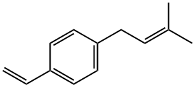 Benzene, 1-ethenyl-4-(3-methyl-2-buten-1-yl)-