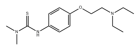 Thiourea, N'-[4-[2-(diethylamino)ethoxy]phenyl]-N,N-dimethyl- 化学構造式