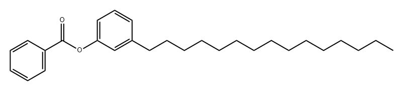 Phenol, 3-pentadecyl-, 1-benzoate Structure