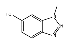 1-甲基-1H-苯并[D][1,2,3]三唑-6-醇, 860567-07-3, 结构式
