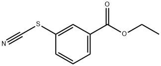 Benzoic acid, 3-thiocyanato-, ethyl ester Structure