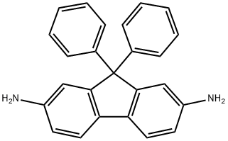 9H-Fluorene-2,7-diamine, 9,9-diphenyl- 结构式