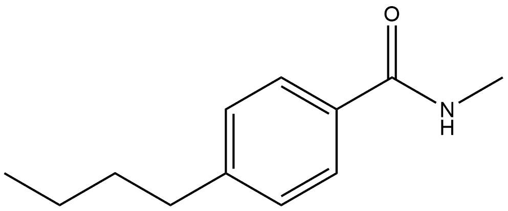 4-Butyl-N-methylbenzamide Structure