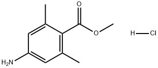 4-氨基-2,6-二甲基苯甲酸甲酯(盐酸盐) 结构式