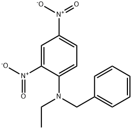 Benzenemethanamine, N-(2,4-dinitrophenyl)-N-ethyl- Structure