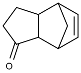 4,7-Methano-1H-inden-1-one, 2,3,3a,4,7,7a-hexahydro- 化学構造式