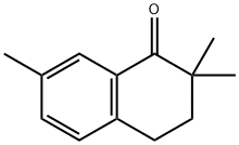 2,2,7-三甲基-3,4-二氢萘-1(2H)-酮 结构式