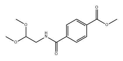 Benzoic acid, 4-[[(2,2-dimethoxyethyl)amino]carbonyl]-, methyl ester
