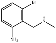 Benzenemethanamine, 2-amino-6-bromo-N-methyl- Structure