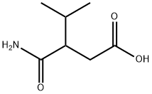 Isocaproic  acid,  -bta--carbamido-  (2CI) 化学構造式