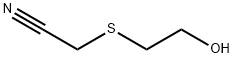 2-[(2-hydroxyethyl)sulfanyl]acetonitrile Struktur