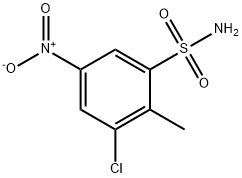 Benzenesulfonamide, 3-chloro-2-methyl-5-nitro- Structure