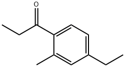 1-Propanone, 1-(4-ethyl-2-methylphenyl)- Struktur