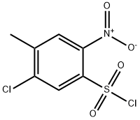 Benzenesulfonyl chloride, 5-chloro-4-methyl-2-nitro- Structure
