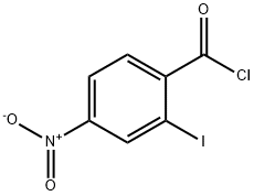 Benzoyl chloride, 2-iodo-4-nitro- Structure