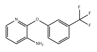 3-Pyridinamine, 2-[3-(trifluoromethyl)phenoxy]- Structure