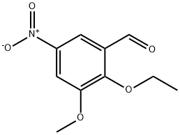 Benzaldehyde, 2-ethoxy-3-methoxy-5-nitro- Struktur