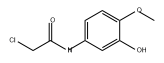 Acetamide, 2-chloro-N-(3-hydroxy-4-methoxyphenyl)- Structure