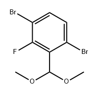 Benzene, 1,4-dibromo-2-(dimethoxymethyl)-3-fluoro-|