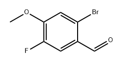 Benzaldehyde, 2-bromo-5-fluoro-4-methoxy- Structure
