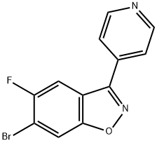 862098-72-4 1,2-Benzisoxazole, 6-bromo-5-fluoro-3-(4-pyridinyl)-