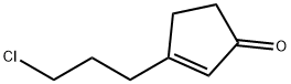 3-(3-Chloropropyl)cyclopent-2-enone Structure